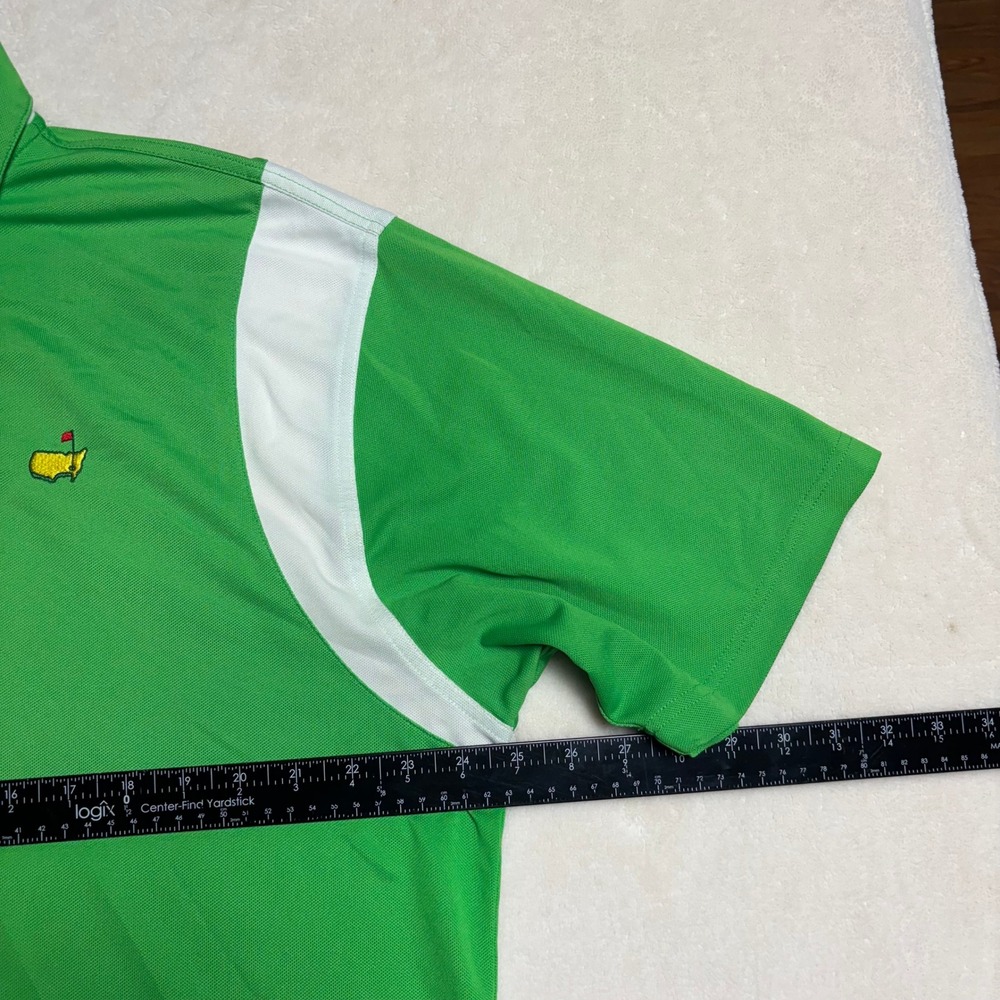 Masters Tech Mens Polo Shirt Size XXL Green Golf Short Sleeve Performance - Picture 10 of 10